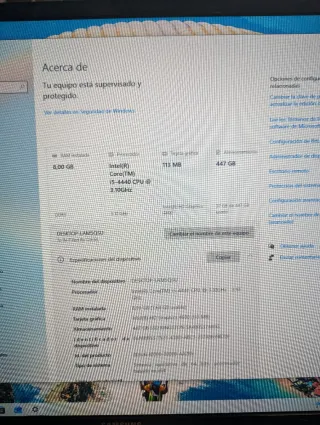 PC Sobremesa Intel Core i5 8GB RAM