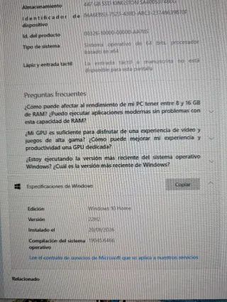 PC Sobremesa Intel Core i5 8GB RAM