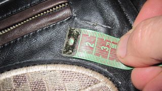 Cazadora Biker Cuero Retro Talla L