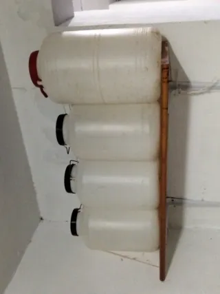 4 Barriles Plástico Duro 10L