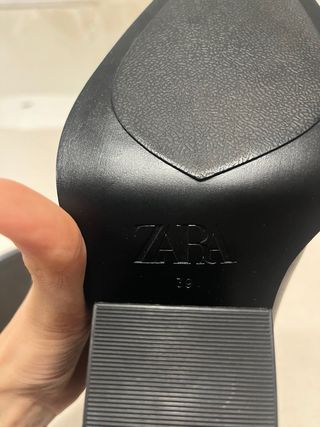 Botines de cuero negro cowboy