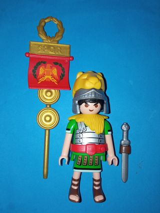 Playmobil figura porta Estandarte legionario roma