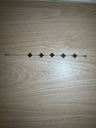 Pulsera unisex acero inoxidable tréboles