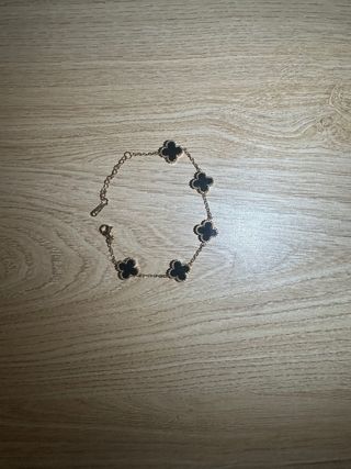 Pulsera unisex acero inoxidable tréboles