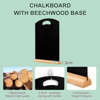 Pizarra A3 con base de madera