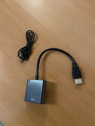Adaptador HDMI a VGA con Audio