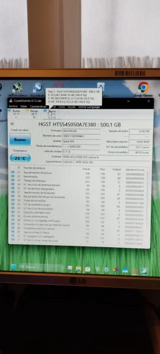 HGST Disco Duro 500GB SATA 3GB/s