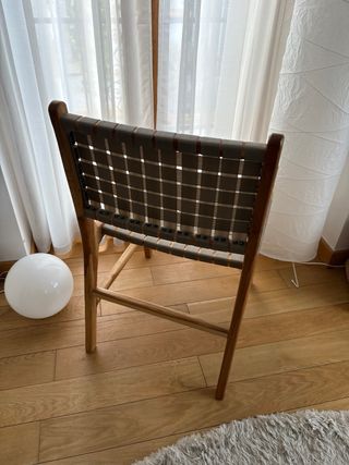 Silla comedor madera teca Sklum