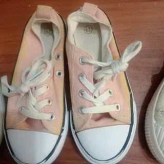 Lote 5 calzados niña T28