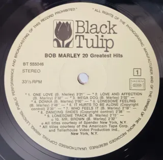 Bob Marley & The Wailers - 20 Greatest Hits