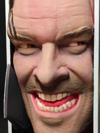 Sujetalibros pintado a mano de Jack Nicholson