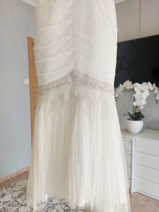 Vestido de Novia José M. Peiró Encaje y Sedas