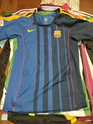 Camiseta Vintage Nike Azul y Negra