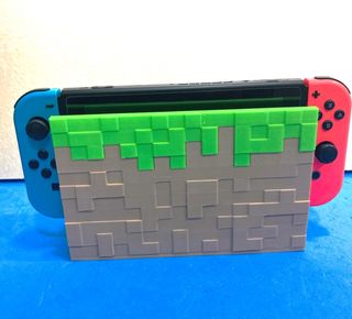 Base Nintendo Switch Estilo Minecraft