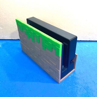 Base Nintendo Switch Estilo Minecraft