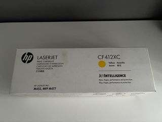 Tóner HP CF412XC Amarillo LaserJet