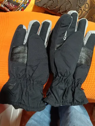 Guantes Moto Mujer Negro y Gris tallaS