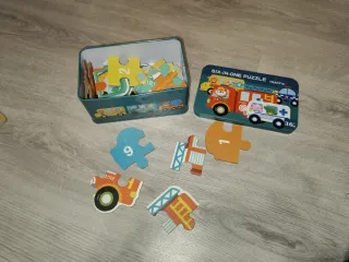 Puzzle infantil de vehículos