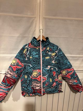 Plumas Karl Kani Reversible Negra y Rosa