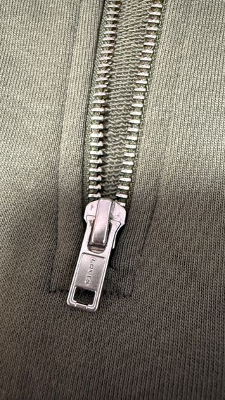 Sudadera Levi's Media Cremallera Verde Oliva