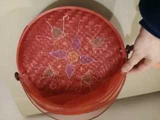 Frutero con tapa de malla protectora (mosquitera)