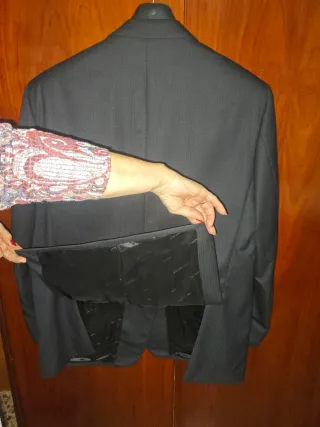 Traje Emidio Tucci Talla 60 Azul Marino