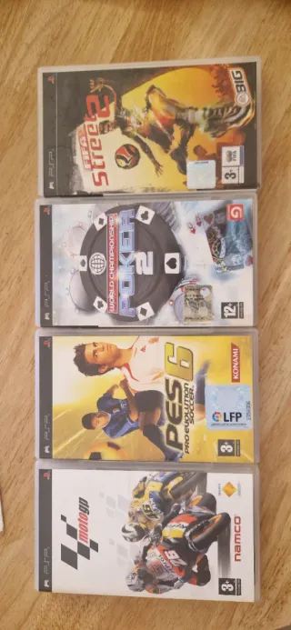 Sony PSP Negra mas 4 juegos