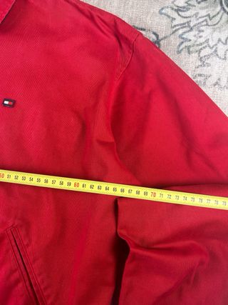 Chaqueta harrington Tommy Hilfiger Roja boxy fit