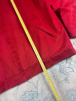 Chaqueta harrington Tommy Hilfiger Roja boxy fit