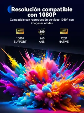 Mini Proyector SOOMFON SK1 Portátil Blanco