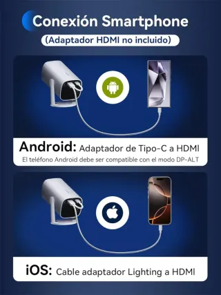 Mini Proyector SOOMFON SK1 Portátil Blanco