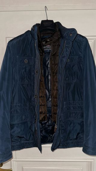 Giacca Gutteridge imbottita impermeabile blu