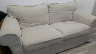 Sofá Ikea 2 plazas tela beige