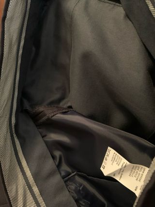 Pantaloni Uomo Lana Vergine Neri Tg L