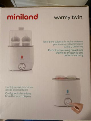 Calienta biberones Miniland Warmy Twin