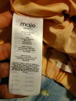 Abito Maje rosa albicocca