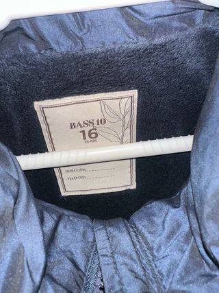 Cazadora azul marino niña 16años