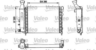Radiador C/AX Nuevo Valeo VA883866