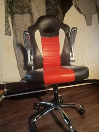 Silla Gamer Negra y Roja