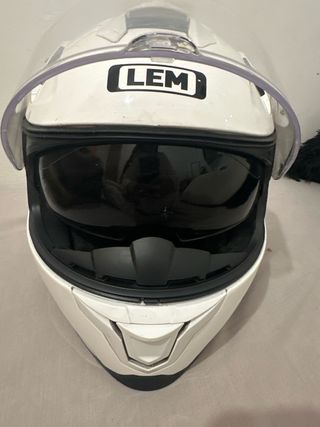 Casco Integral LEM Blanco