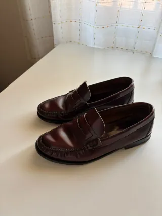 Mocasines de piel para hombre