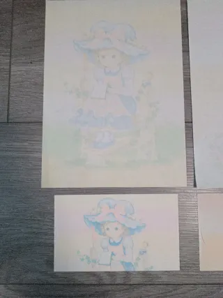 2 Sets Cartas Perfumadas Vintage