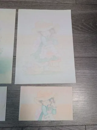 2 Sets Cartas Perfumadas Vintage