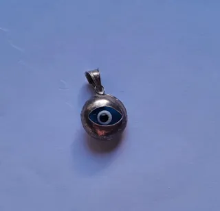 Colgante Plata Ojo Azul