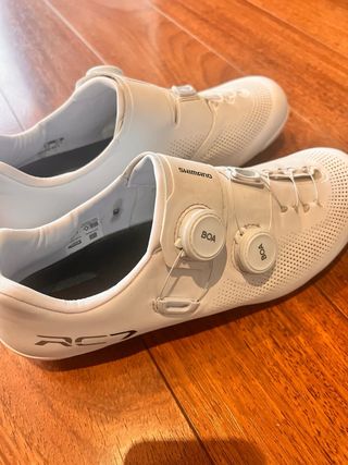 Zapatillas Shimano RC7 Blancas, talla 43,5 EU