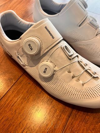 Zapatillas Shimano RC7 Blancas, talla 43,5 EU