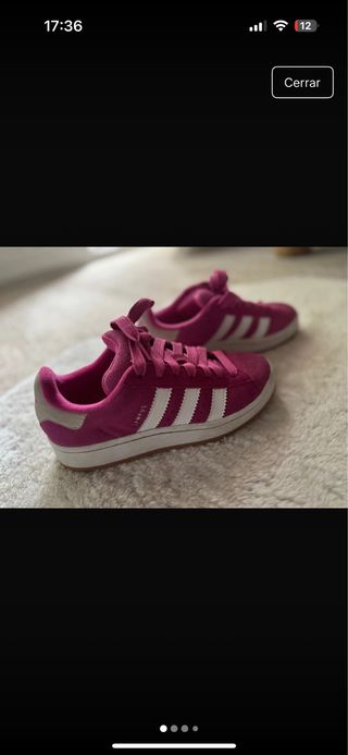 Adidas Campus Rosa Talla 36