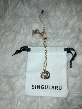 Colgante Singularu Dorado Multicolor