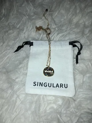 Colgante Singularu Dorado Multicolor