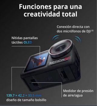 Cámara DJI Action 5 Pro Leer descripcion